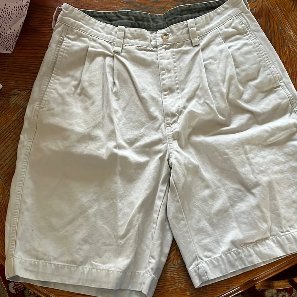 Arizona Pleated Stone Shorts Sz 34 - Picture 1 of 4